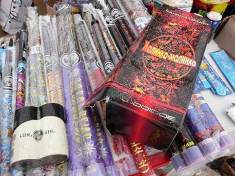 Ticarət mərkəzindən 16 min partlayıcı götürüldü