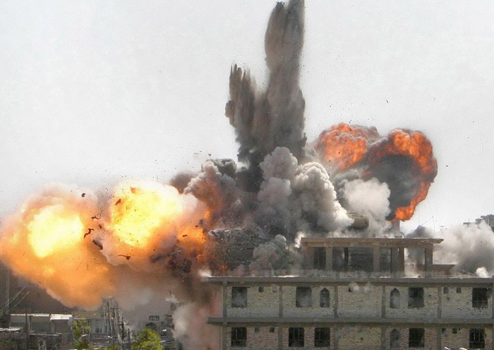 İŞİD-çilər belə məhv edildi - Video