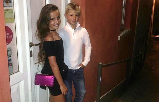 10 yaşlı qızın kübar həyatı və sevgilisi - FOTOLAR