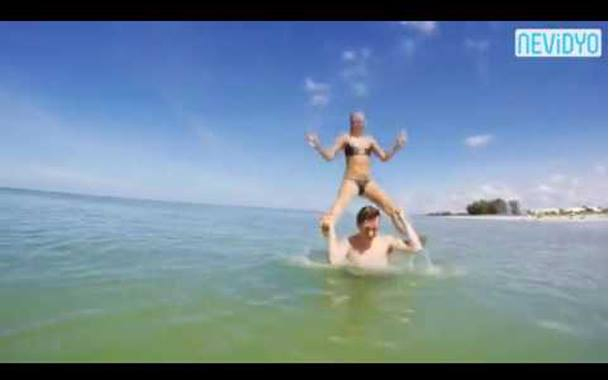 Qadın pilot bu görüntülərə görə fenomen oldu — VİDEO