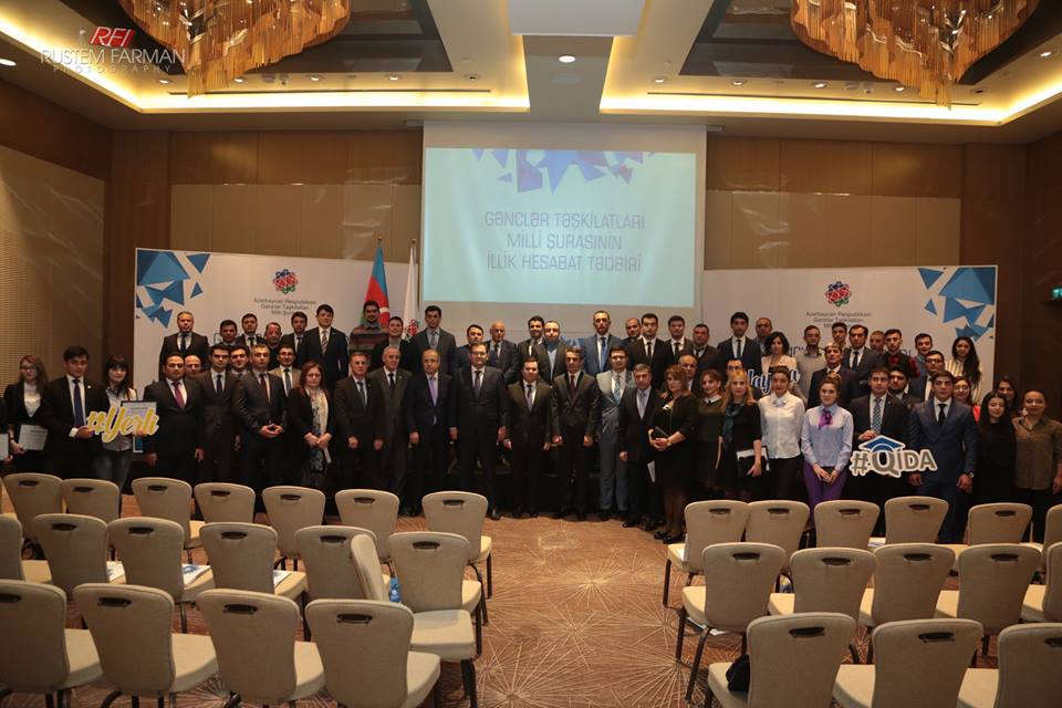 Gənclər Təşkilatları Milli Şurasının illik hesabat tədbiri keçirilib, yeni üzvlər təsdiq edilib - FOTOLAR