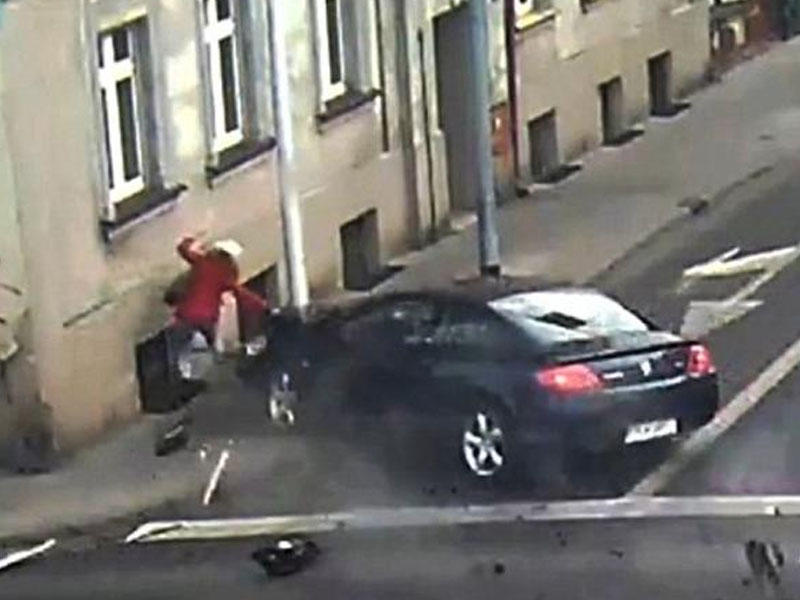 Ölüm gözlə qaş arasında deyilən bu olmalı - VİDEO