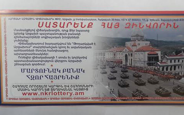 Separatçı rejimin lotereyası Ermənistanda məcburi satılır