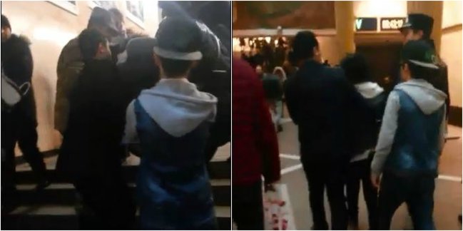 Bakı metrosunda HƏYƏCAN: 18 yaşlı gəncin ürəyi getdi - VİDEO