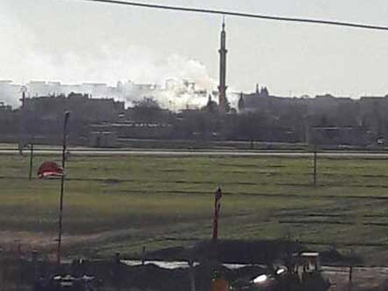 Türkiyə sərhəddində GÜCLÜ PARTLAYIŞ