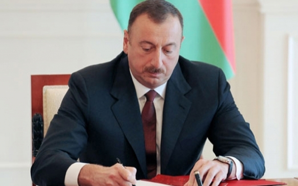 Prezident İlham Əliyev sərəncam imzalayıb.