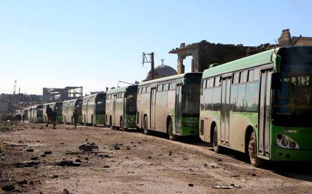 Hələbdə dinc əhalinin təxliyyəsi zamanı problemlər yaranıb