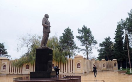 Müəmma - Ağdaşda Heydər Əliyevin heykəli yoxa çıxdı !