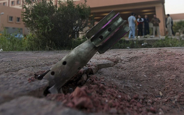 Rusiya səfirliyinin ərazisinə mina düşdü