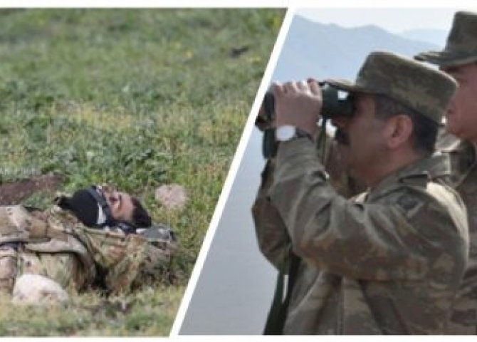 Ermənilər əsgərimizin fotosunu yaydı – Nazirlikdən cavab