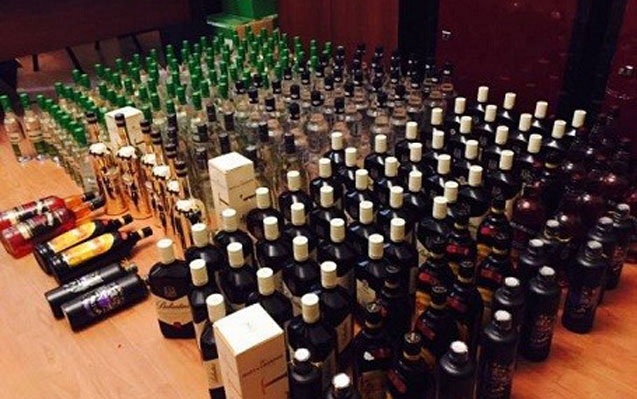 Gömrükdə içki əməliyyatı