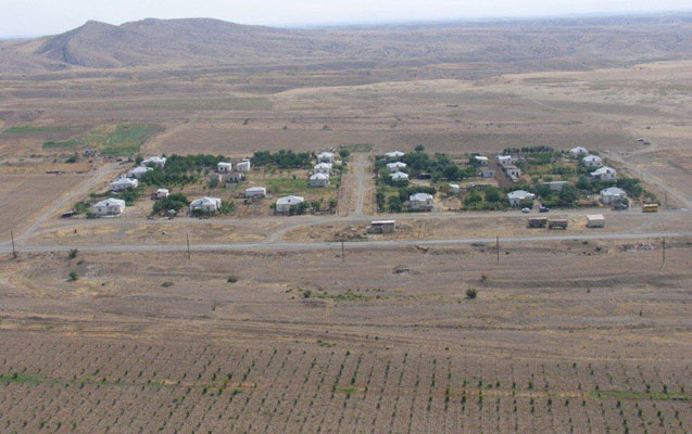 Ermənilər Cəbrayılda yeni kənd salır - Foto