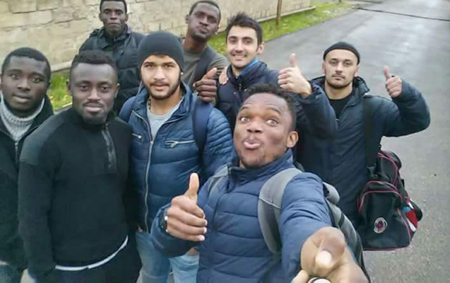 Bakıda dəm qazından ölən futbolçuların - Fotoları