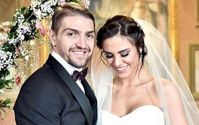 Məşhur futbolçu aktrisa ilə İtaliyada evləndi - Foto