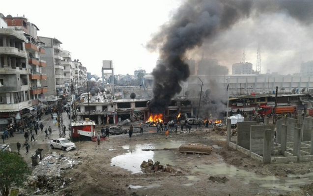 Suriyada bomba yüklü maşın partladı - 15 ölü, 45 yaralı + Fotolar + Yenilənib