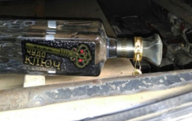 Azərbaycandan İrana araq aparanlar tutuldu - Fotolar