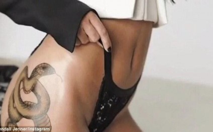 Bədəninin elə bir yerinə tatu döydürdü ki... - fotolar