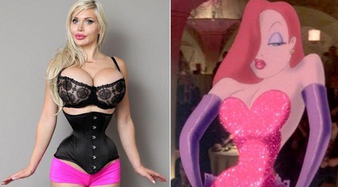 Cizgi filmi qəhrəmanına bənzəmək üçün 18 dəfə əməliyyat olundu - fotolar