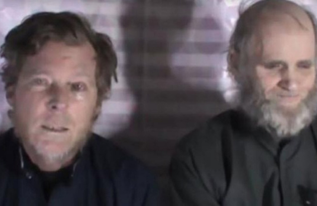 “Taliban” əsir müəllimlərin videosunu yaydı - Video