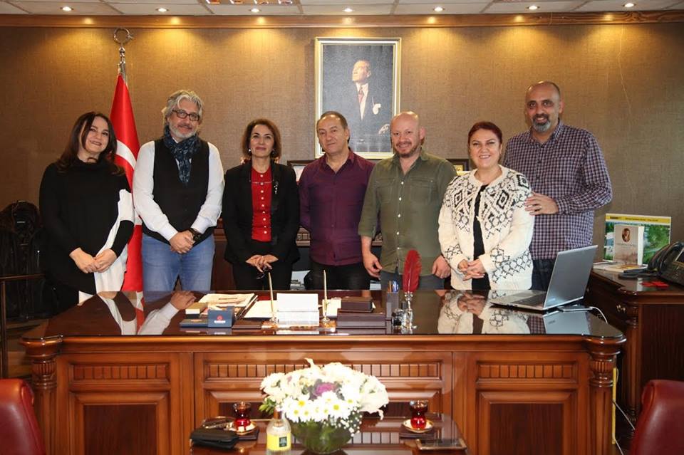 Sona Vəliyeva İstanbul Böyük şəhər Bələdiyyəsi Teatrını ziyarət edib - FOTOLAR
