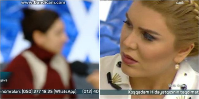 Sancısı tutan hamilə qadın Xoşqədəmin verilişinə gəldi, biabır oldu - VİDEO