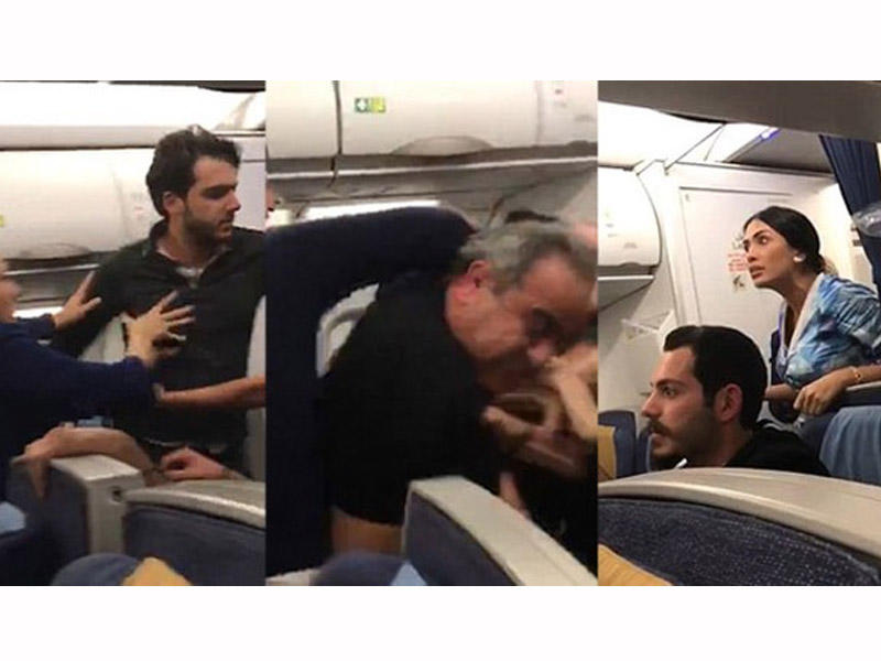 Təyyarənin İstanbulda məcburi eniş etməsinə səbəb olan DAVANIN VİDEOSU