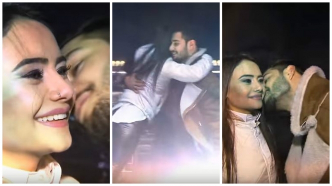 Naz və azərbaycanlı sevgilisindən sevgi dolu dəqiqələr – VİDEO