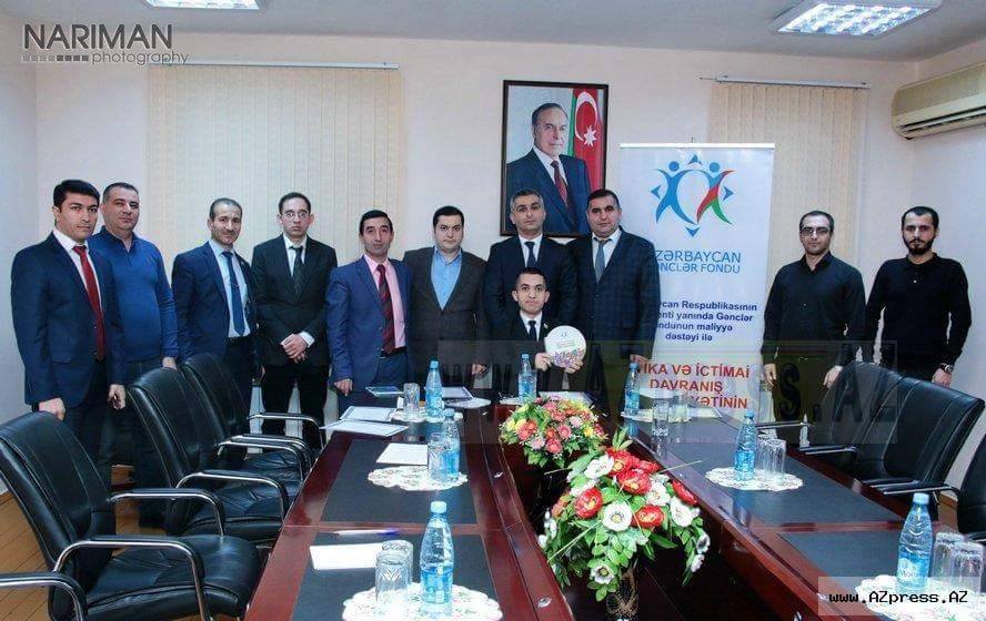 Samir Pənəliyevin rəhbəri olduğu “Etika və ictimai davranış mədəniyyətinin təbliği” adlı layihə davam edir