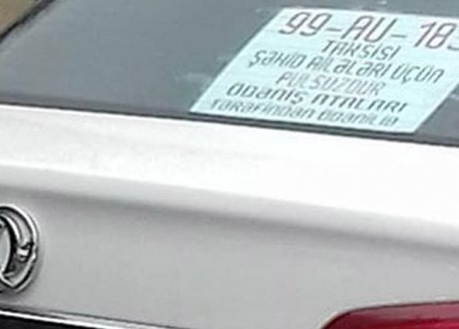 Bakıda taksi sürücüsü hər kəsi kövrəltdi: 