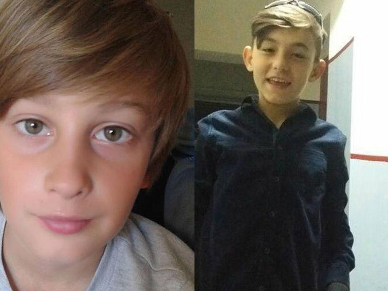 Buz qırıldı, çaya tökülən uşaqlar can verdilər - VİDEO