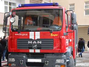 Gəncədə çayxana yanıb – VİDEO