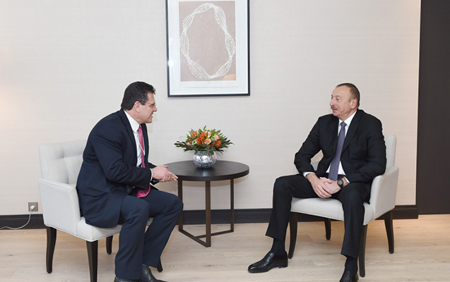 Prezident Avropa Komissiyasının vitse-prezidenti ilə görüşdü