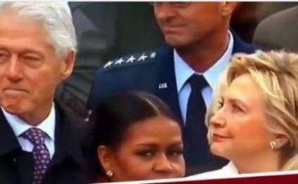 Ərinin şorgözlüyü Hillari Klintonun gözündən qaçmadı - VİDEO