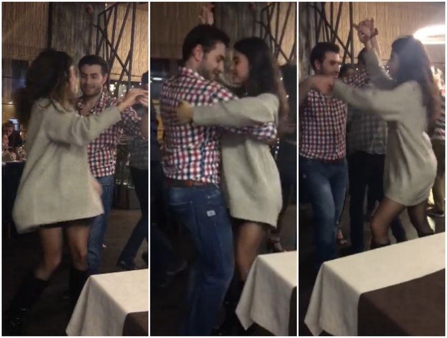 ANS-iN eks aparıcısı bir gənclə elə rəqs etdi ki ... QUCAQ-QUCAĞA / video