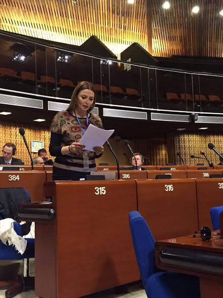 Millət vəkili Q.Paşayeva AŞPA-da Çingiz Qurbanov, Dilqəm Əsgərov və Şahbaz Quliyevlə bağlı çağırış edib