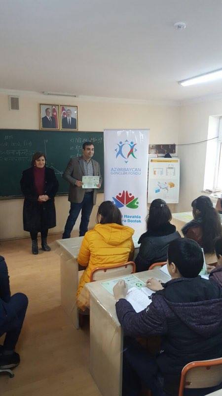 QHT Qazaxda “Eko Məktəb” layihəsini icra edib
