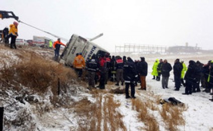 Türkiyədə sərnişin avtobusu aşıb, ölən və yaralananlar var