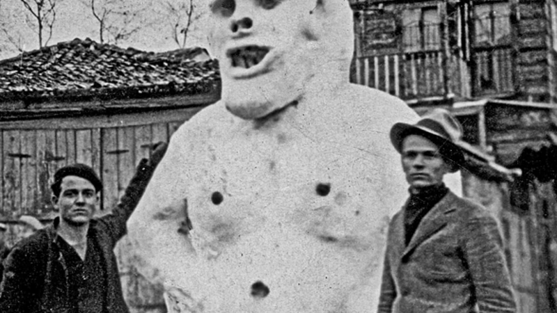 Tarixin ilk qar ADAMI - FOTOLAR