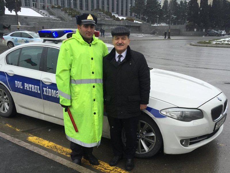 Yola duz səpən serjantı tapıb ona təşəkkür etdim - FOTO