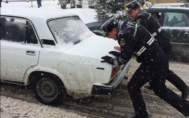 Azərbaycan polisini belə görməmişdiz... - Fotolar+Video