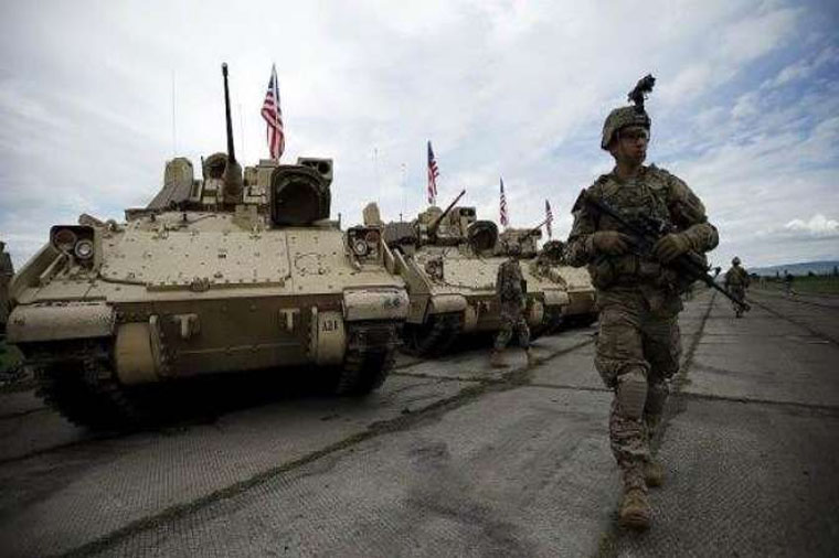 Rusiya sərhədində gərginlik — ABŞ tankları hərəkətə keçdi