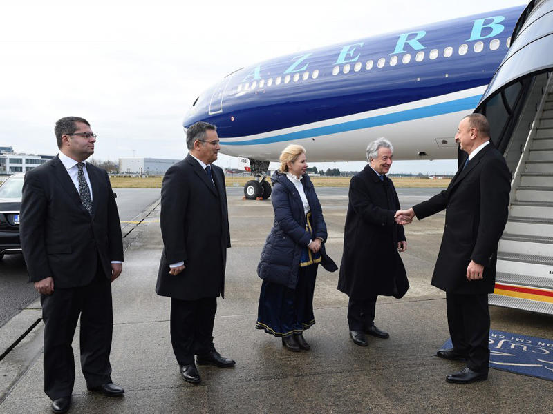 Prezident İlham Əliyevin Belçikaya səfəri - FOTO