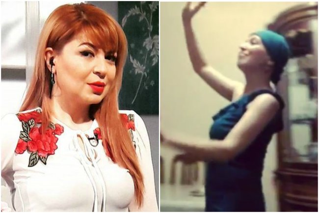 Xərçəng xəstəliyindən əziyyət çəkən aparıcının ŞOK VİDEOSU YAYILDI: qaş, saç yox , 47 kilo ...