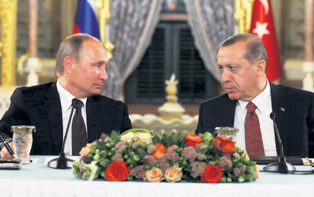 Putinlə Ərdoğan Suriyadan danışdı