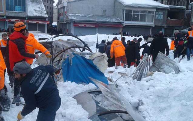 Türkiyədə bazar çökdü - Xəsarət alanlar var