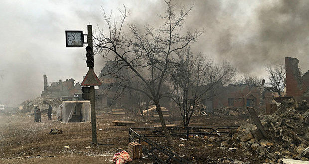 Erməni kəndində mağaza çöküb – FOTO