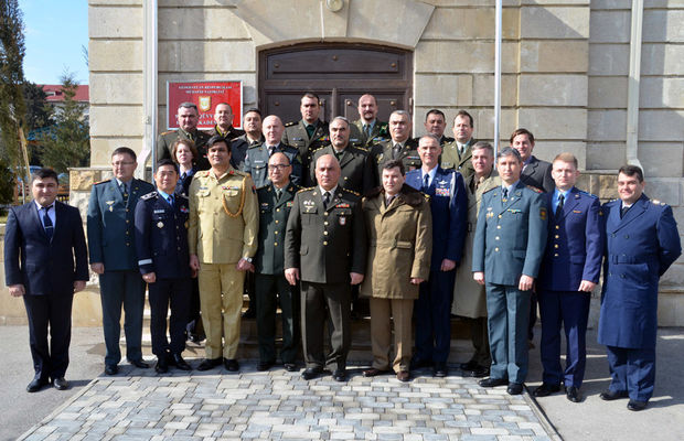 Xarici dövlətlərin hərbi attaşeləri Hərbi Akademiyada olublar – FOTO