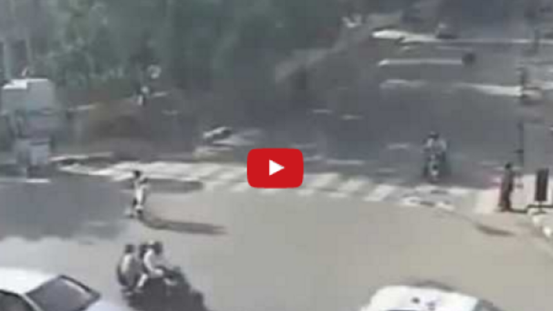 Dəhşətli qəzadan sonra ölüm anı – Ruh səmaya qalxdı - VİDEO