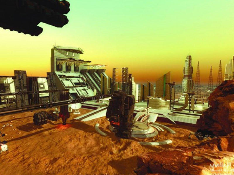 Ərəblər Marsda şəhər salmaq istəyirlər - FOTO