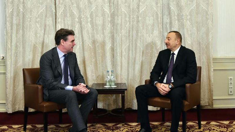 İlham Əliyev Münxendə görüşlər keçirdi- FOTOLAR